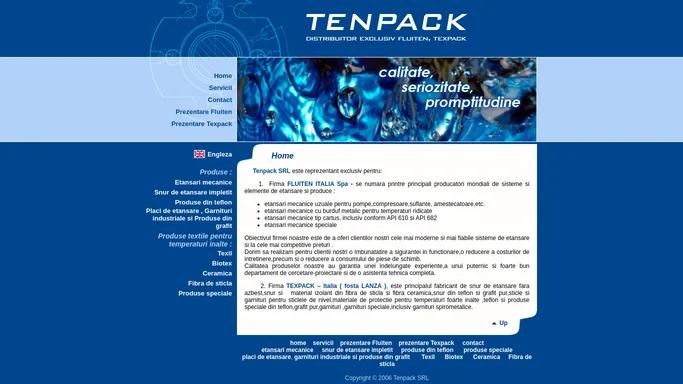 Tenpack SRL : Distribuitor exclusiv Fluiten, Texpack - Constanta