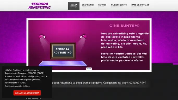 Teodora Advertising – Publicitate Hunedoara | Just another WordPress site