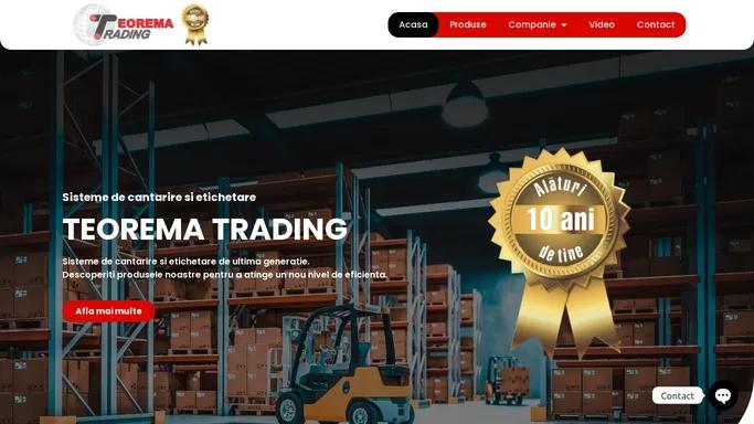 Teorema Trading – Teorema Trading website