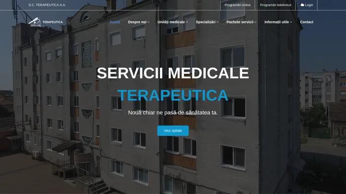 Tratamente - Servicii medicale Terapeutica