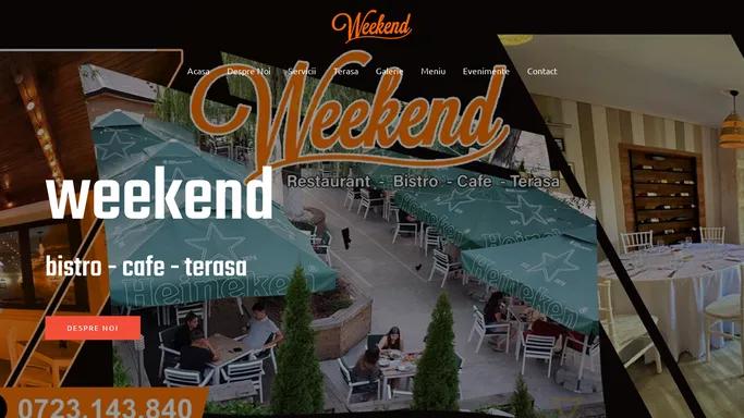 Weekend Dej – Terasa – Bistro – Caffe – Restaurant – Un simplu sit WordPress