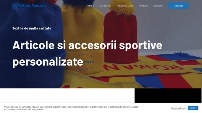 Teritex Romania – Tricotaje articole sportive personalizate