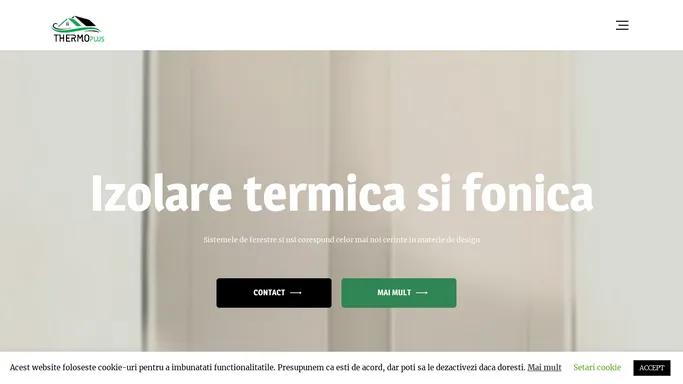 Termopane Mures - Sisteme profesionale de ferestre si usi