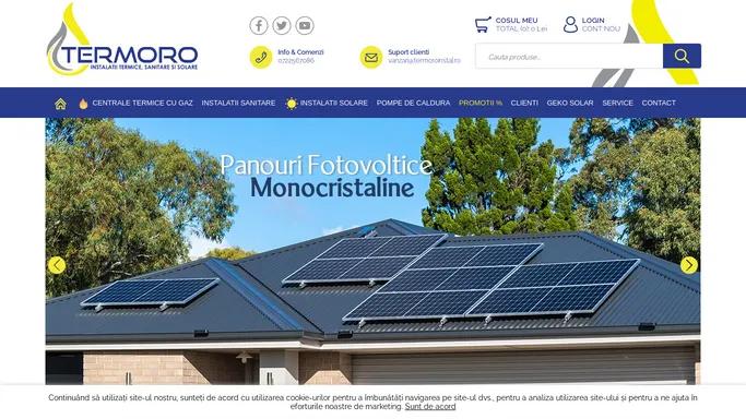 Termoro | Instalatii termice, sanitare, solare