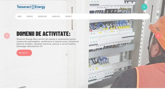 Tesseract Energy – Tesseract Energy ofera servicii de montaj si mentenanta pentru instalatii electrice si sisteme de supraveghere si control acces.