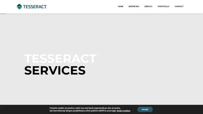 Tesseract Services | Web design | Creare site | Hunedoara