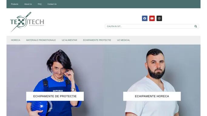 TexTech – Echipamente de protectie si lucru