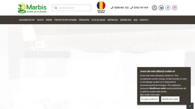 Marbis - Producator lenjerii de pat, confectii textile si seturi lenjerie pat