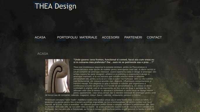 Theadesign.ro | Acasa