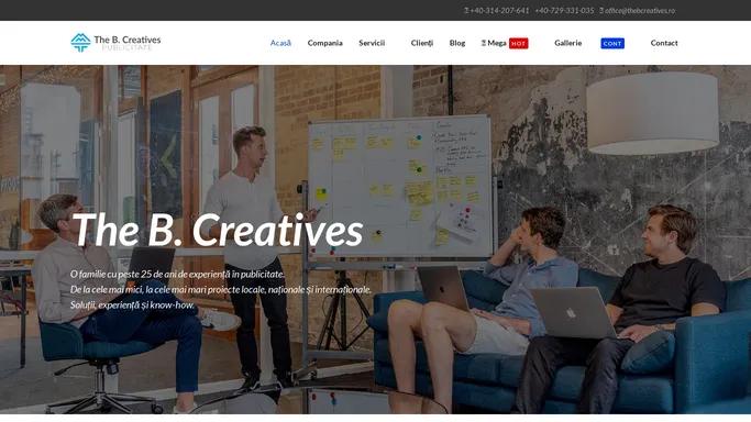Agentie de publicitate - The B. Creatives