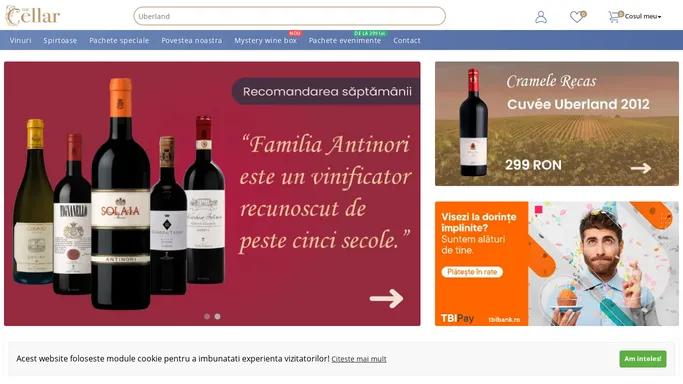 The Cellar – Magazinul tau cu bauturi alcoolice
