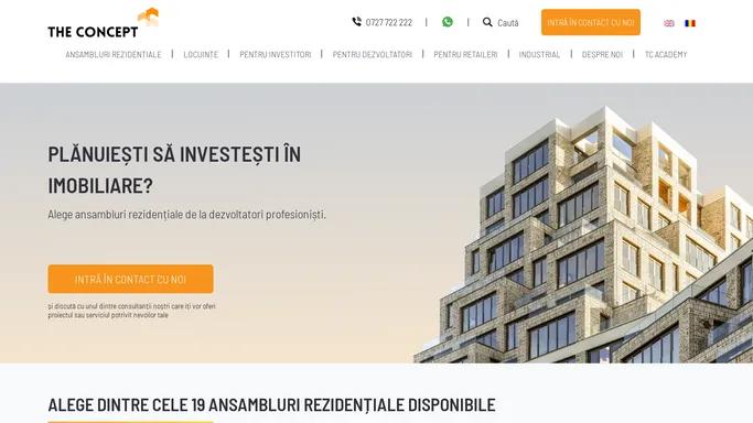 The Concept | Apartamente noi, Case, Vile si Servicii pentru Ansambluri Rezidentiale din Romania