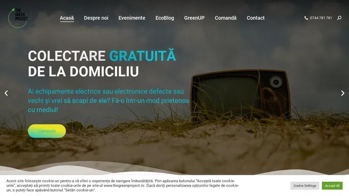 Colectare deseuri electrice Cluj - The Green Project