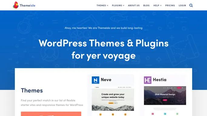 Premium WordPress Themes, Templates & Plugins @ ThemeIsle