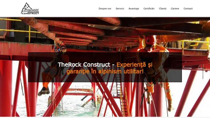 TheRock Construct - Servicii industriale si civile - alpinism utilitar