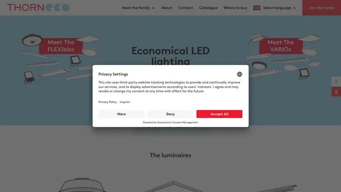 THORNeco - Economical LED lighting — THORNeco - Economical LED lighting — THORNeco