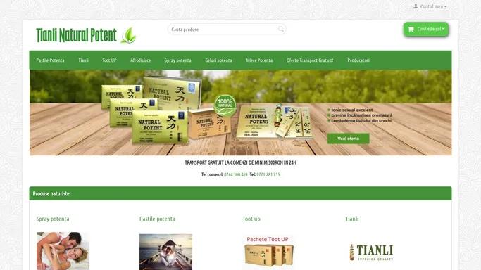 tianli-naturalpotent.ro - Magazin cu produse si suplimente pentru potenta