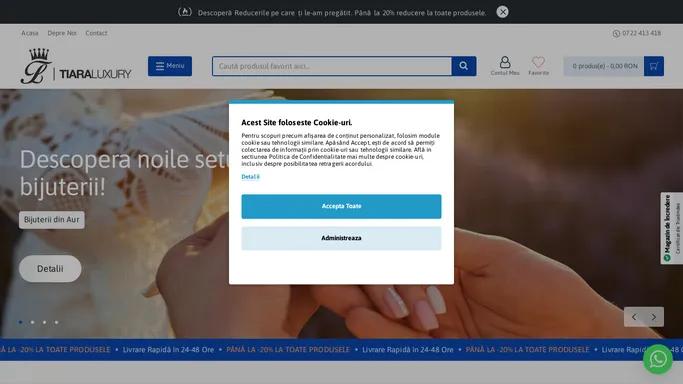 Bijuterii de Aur Exclusiviste | Tiara Luxury