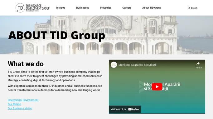 Tid-Group.ro – The Insource Development Group