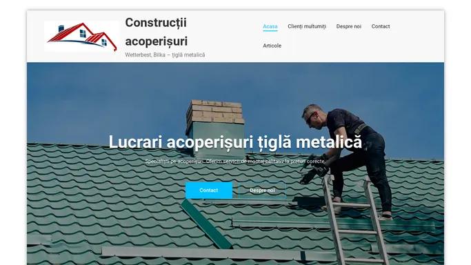 Home - Constructii acoperisuri