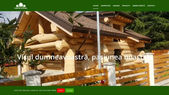 Acasa - Case din busteni - Timber Log Homes