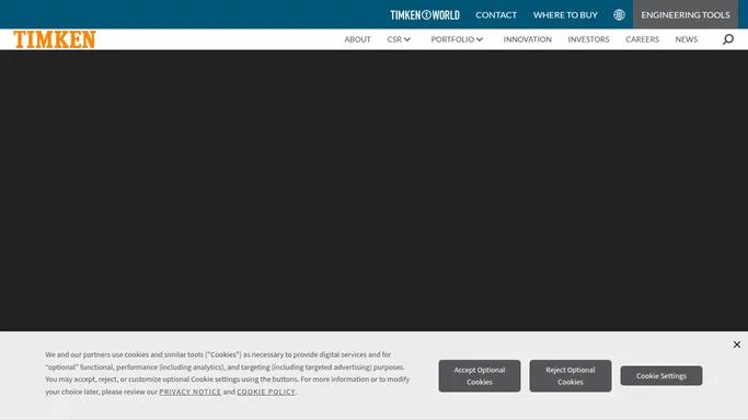 The Timken Company – Engineered Bearings & Industrial Motion Products