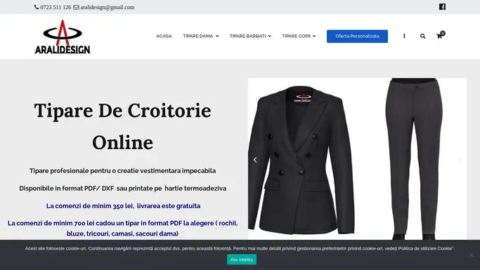 ARALI DESIGN - Tipare Croitorie Online