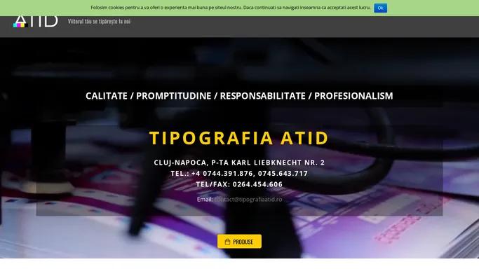 Tipografia Atid - Afise, postere, pliante, cataloage, flyere, plicuri seminte