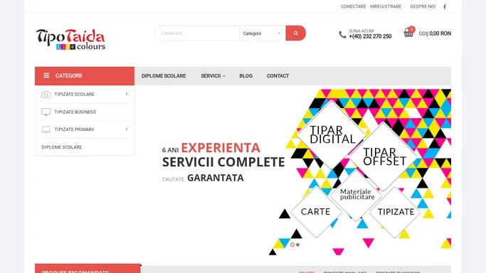 Tipografia TipoTaida - Tipar Digital si Offset