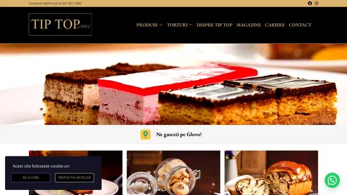 Cofetariile Tip Top - prajituri, torturi, patiserie