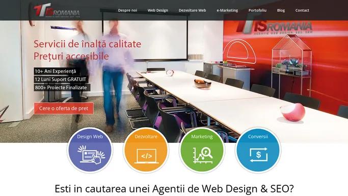 Servicii Web Design, Servicii Optimizare Site SEO, Realizare Magazin Online