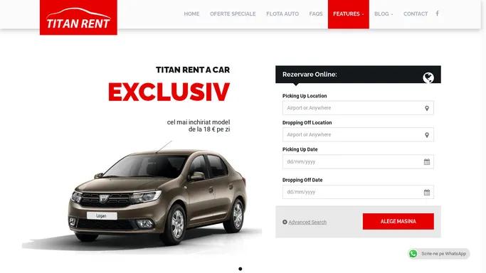 TitanRent a Car Romania – Inchirieri auto Bucuresti