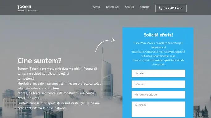 Tocanii – Innovative Buildings