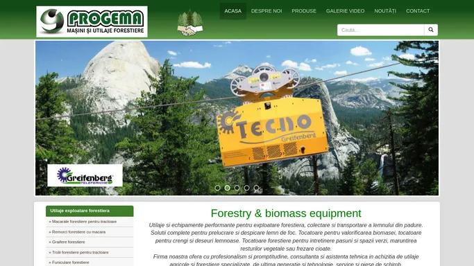 PROGEMA FOREST - Utilaje forestiere biomasa