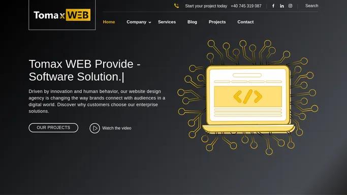 TomaxWeb - Custom software services - TomaxWeb