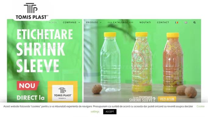 TOMIS PLAST – Fabrica borcane si sticle PET Constanta