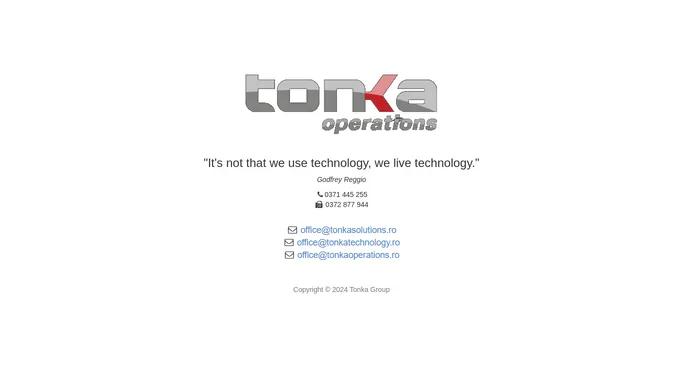 Tonka Solutions / Technology / Operations