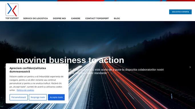 Firma de transporturi si servicii de logistica - topexpert.ro