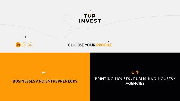 Top Invest – design and print solutions