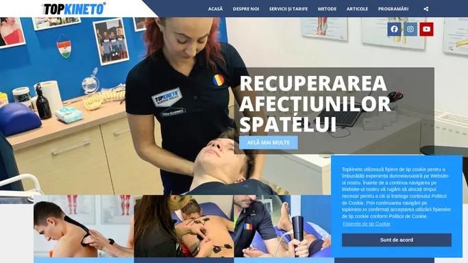 TOPKINETO Recuperare Medicala | Kinetoterapie Iasi | Fizioterapie Iasi | Kinetoterapeut Iasi | Fizioterapeut Iasi | Recuperare Iasi