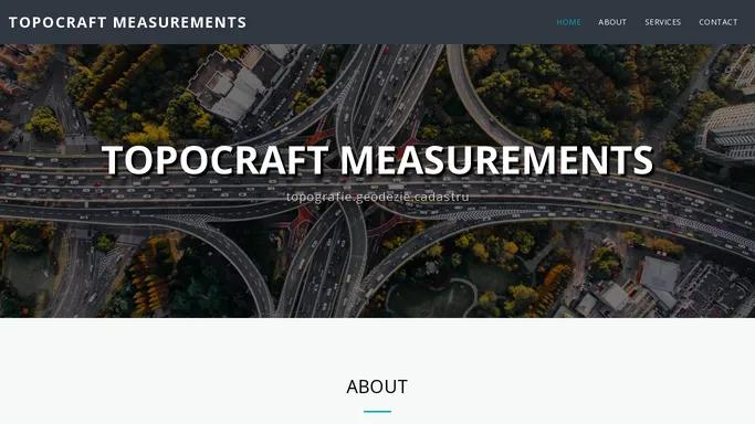 TOPOCRAFT MEASUREMENTS