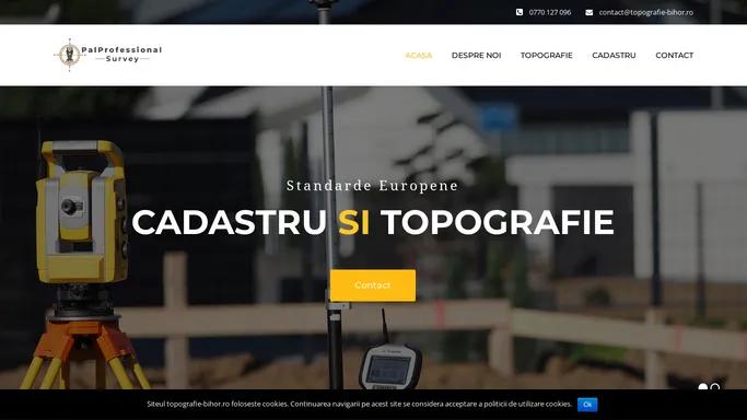 Topografie Bihor - Servicii de Topografie si Cadastru