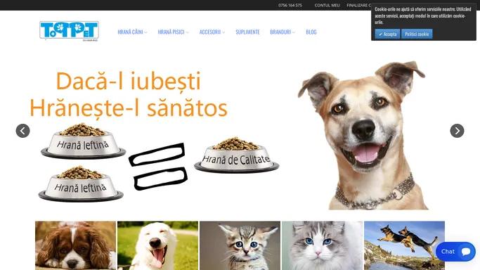 Petshop online Hrana si produse de ingrijire pentru caini si pisici