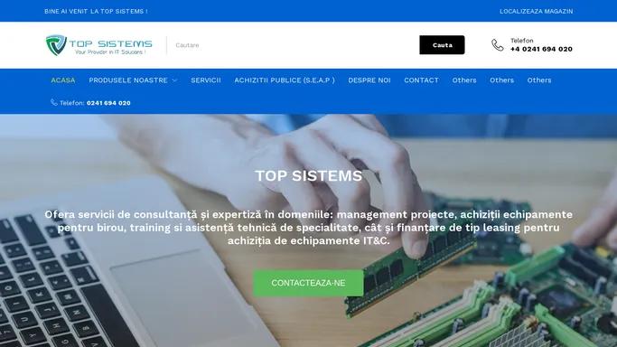 Topsistems – Your provider in it solutions!