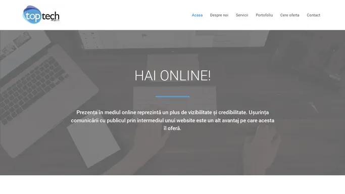 Toptech Projects - Dezvoltare website si magazin online responsive