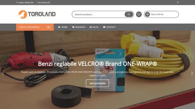 Toroland distribuitor autorizat in Romania pentru marcile Velcro si Rasor