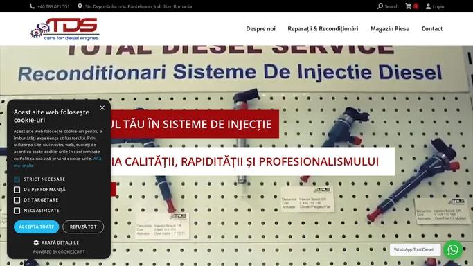 Reparatii Injectoare & Pompe Injectie: Total Diesel Service Bucuresti