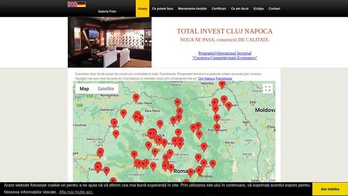 Total Invest SRL Cluj-Napoca, Constructii - Instalatii - Mentenanta DE CALITATE. Acoperim toata Transilvania.