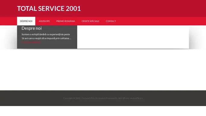 Despre noi – Total Service 2001