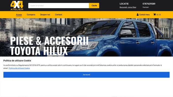 Piese si Accesorii Toyota Hilux - Acasa